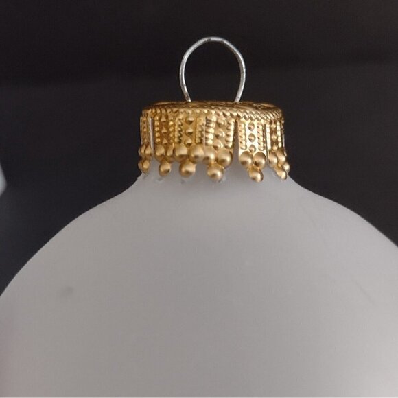 Hand Painted Glass Ornament By Maine Artist Signed Doug 2016 Lighthouse Seagulls - Picture 5 of 6